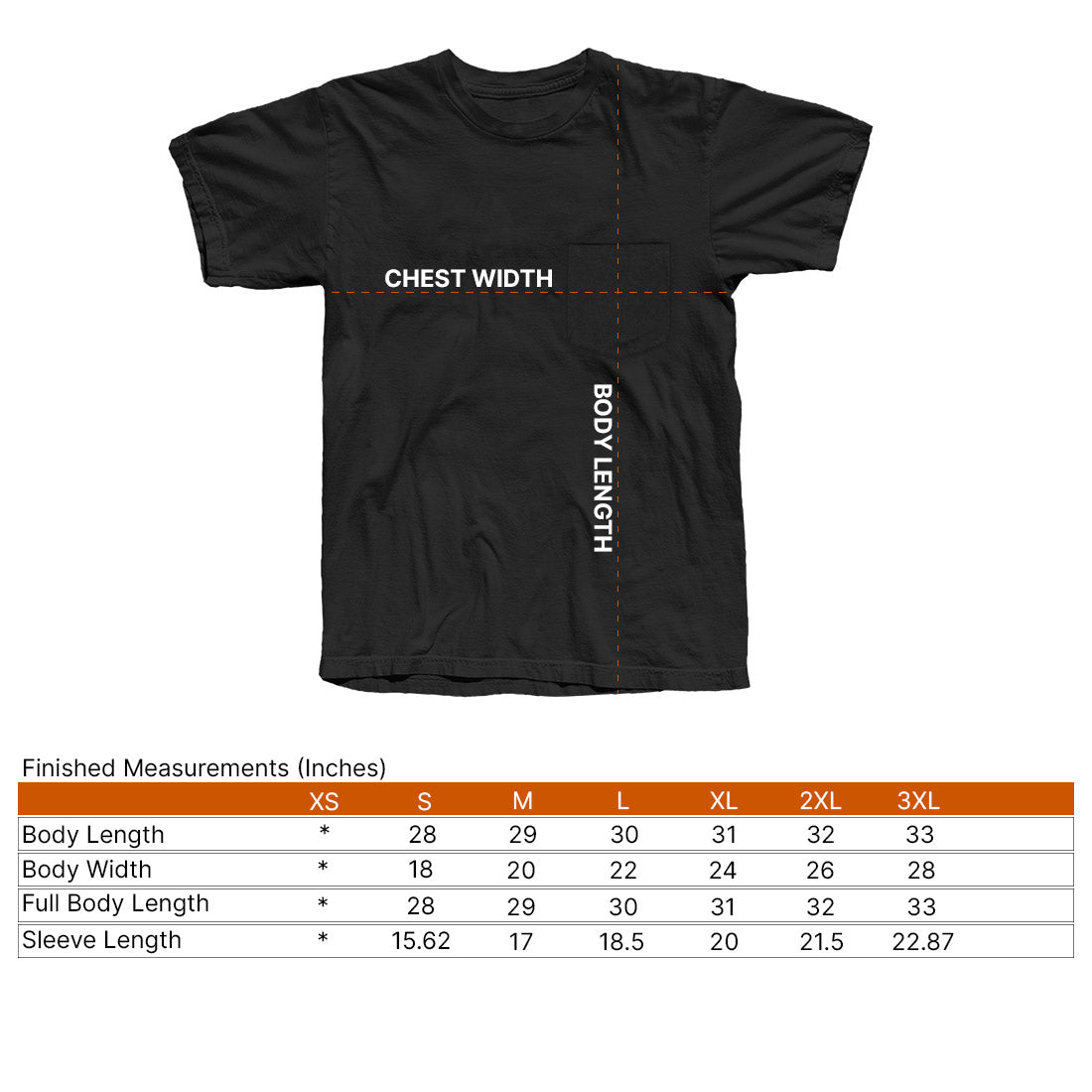 Champ Darts Black Heavyweight Ultra Cotton Pocket Tee