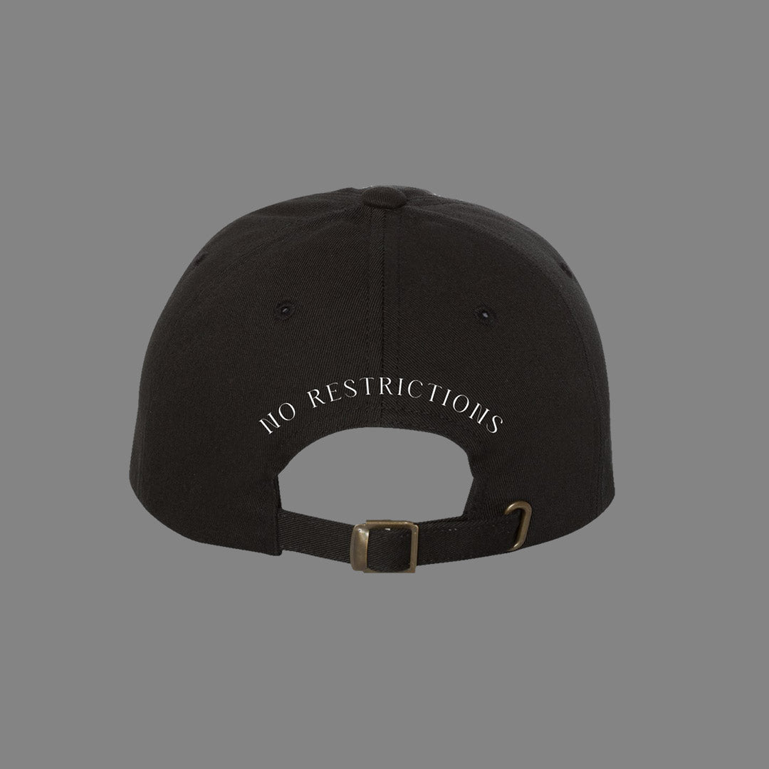 Jordin Sparks Dad Hat - Black w/ White Logo