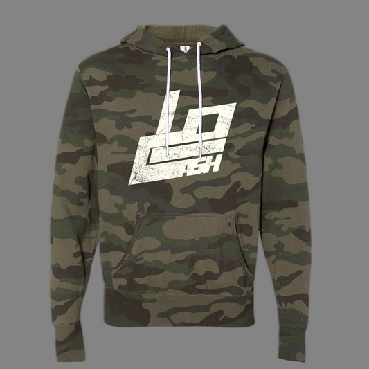 LOCASH - Vintage White Logo - Pullover - Camo