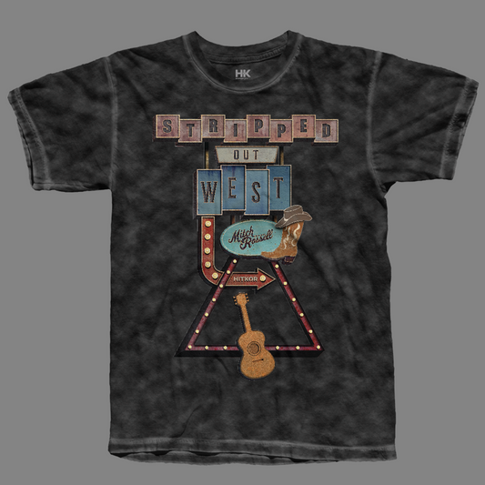 Mitch Rossell - Stripped Out West- Shirt - Vintage Black