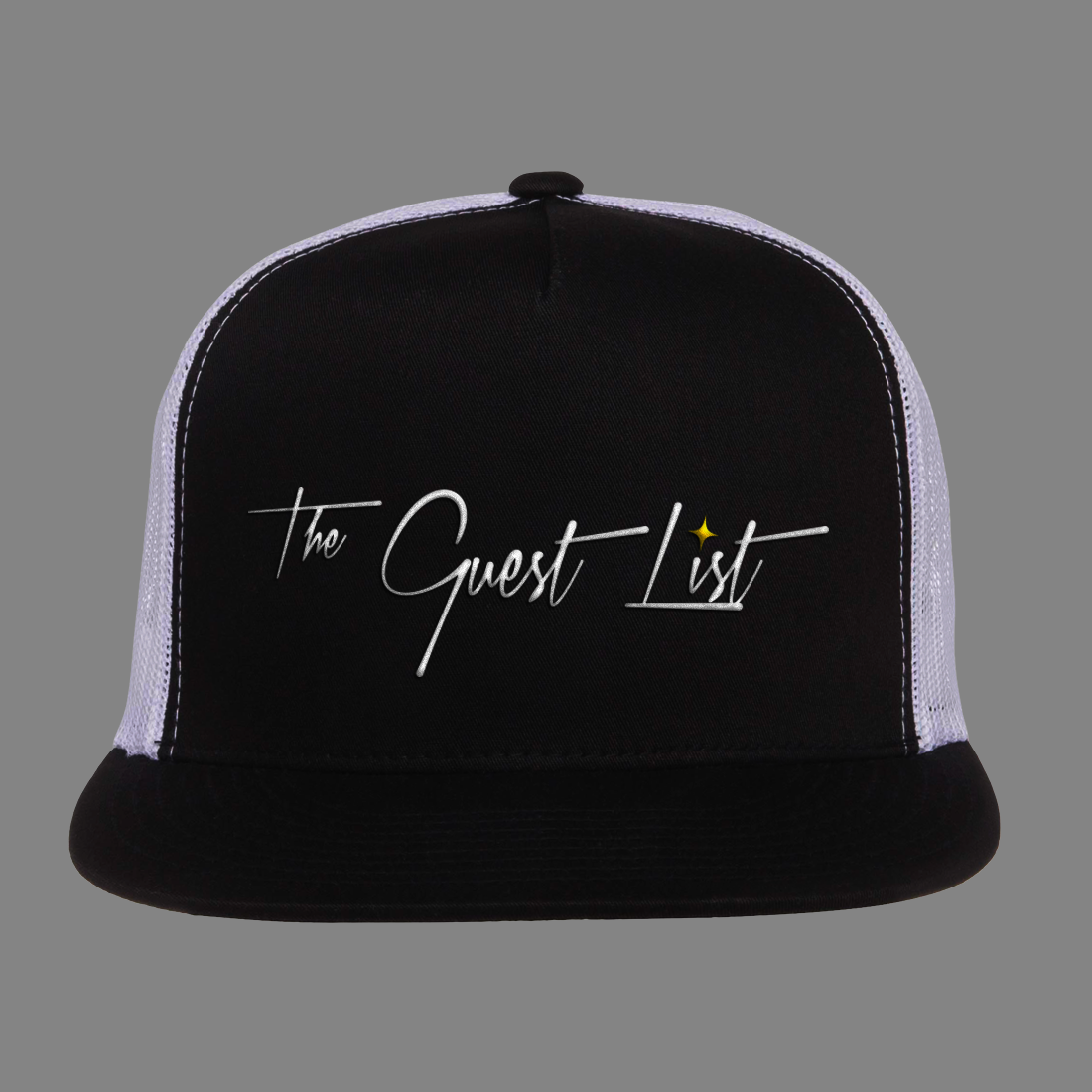The Guest List -  Mod Logo - Trucker Hat - Black