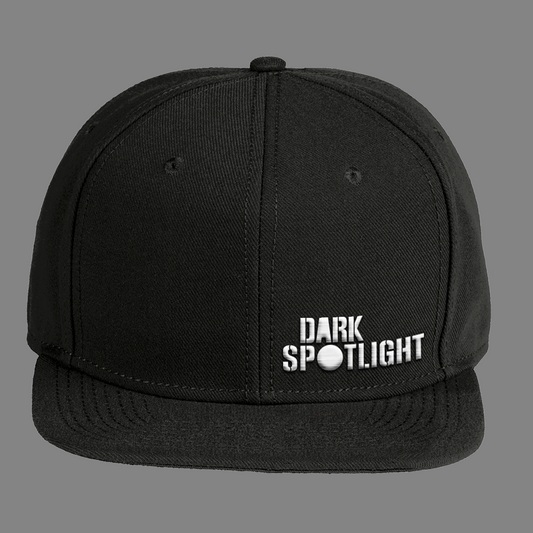 Dark Spotlight - Glow Logo - FlexFit - Black