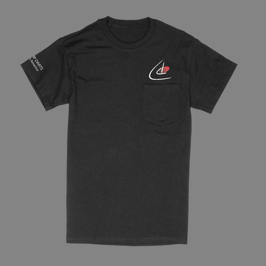 Champ Darts Black Heavyweight Ultra Cotton Pocket Tee