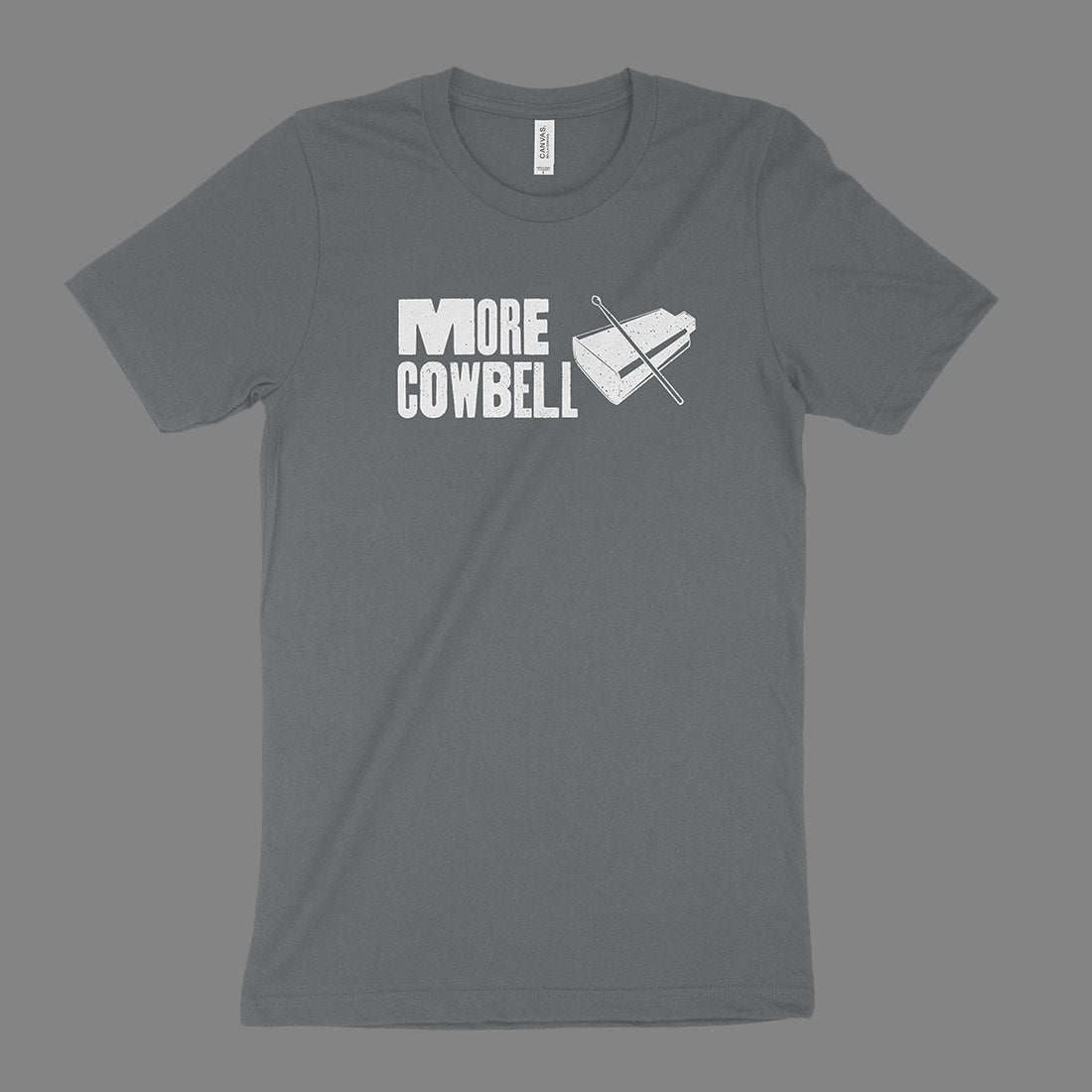 "More Cowbell" Tee - Asphalt Gray