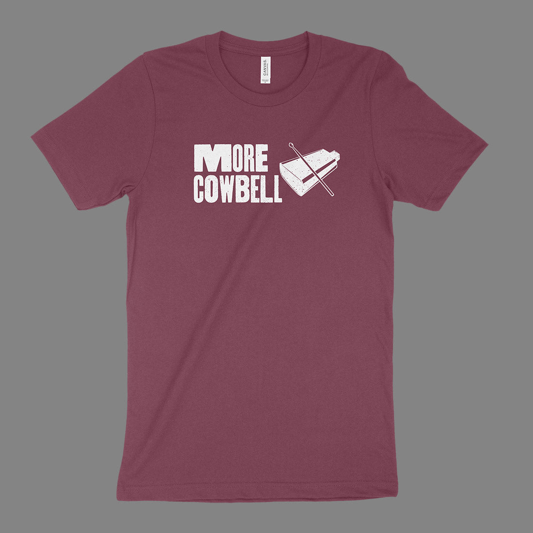 "More Cowbell" Tee - Maroon