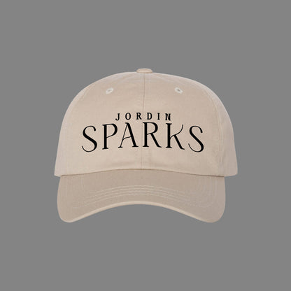 Jordin Sparks Dad Hat - Stone w/ Black Logo
