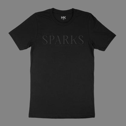 Jordin Sparks T-Shirt - Black w/ Dark Grey Puff Logo