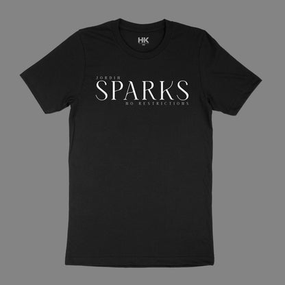 Jordin Sparks T-Shirt - Black w/ White Logo