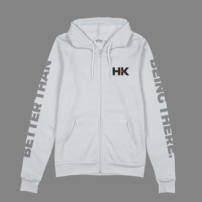 HITKOR - Being There - Zip-Up - White