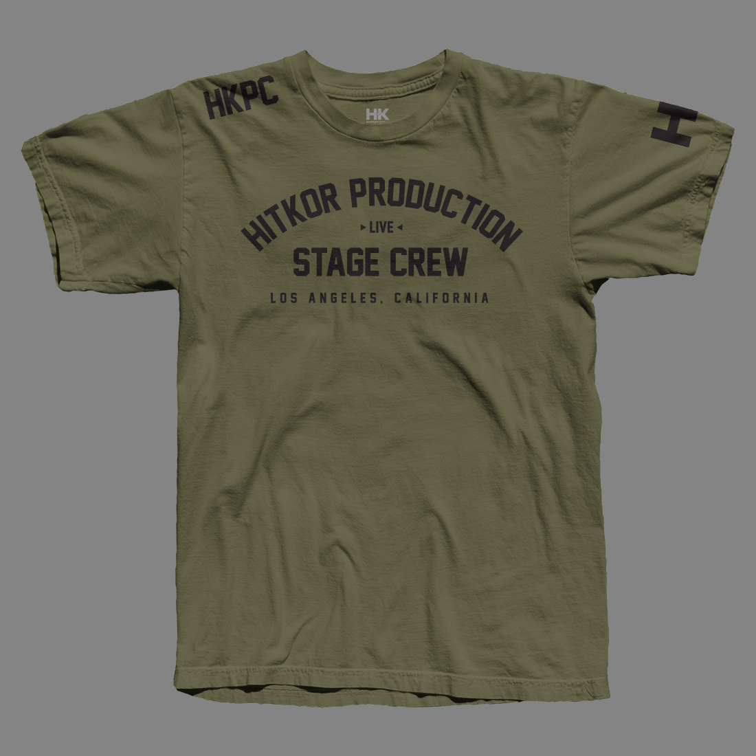 HITKOR - Stage Crew - Shirt - Olive