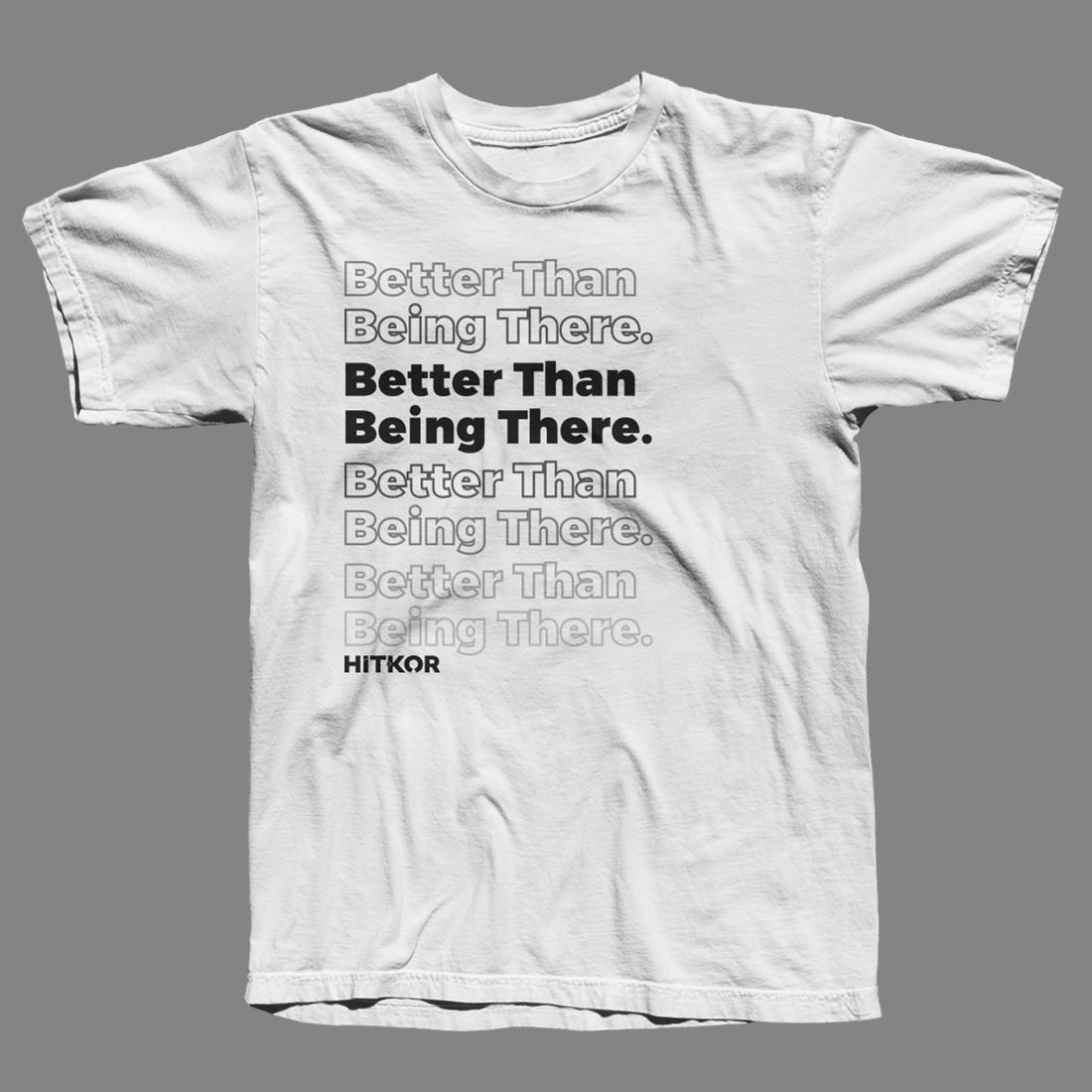 HITKOR - Being There - Shirt - White