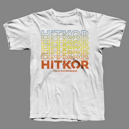 HITKOR - Color Logo - Shirt - White