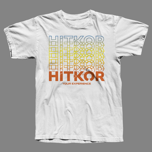 HITKOR - Color Logo - Shirt - White